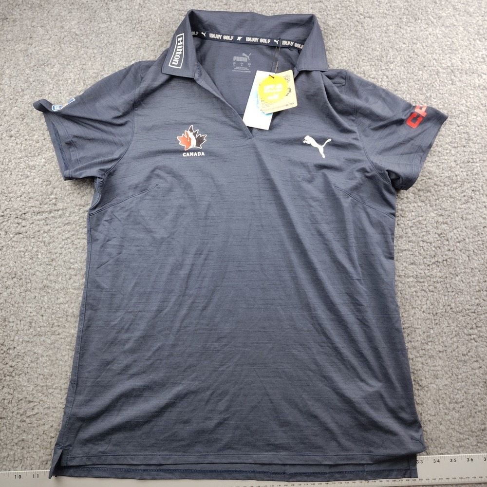 Puma Golf Polo Shirt Canada UPF 40 Size Large Women's CPKC NWT